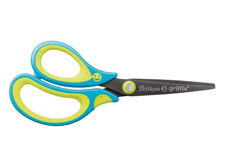 Pelikan PELIKAN Schere spitz Griffix 810289 neonfresh blue Linkshänder  