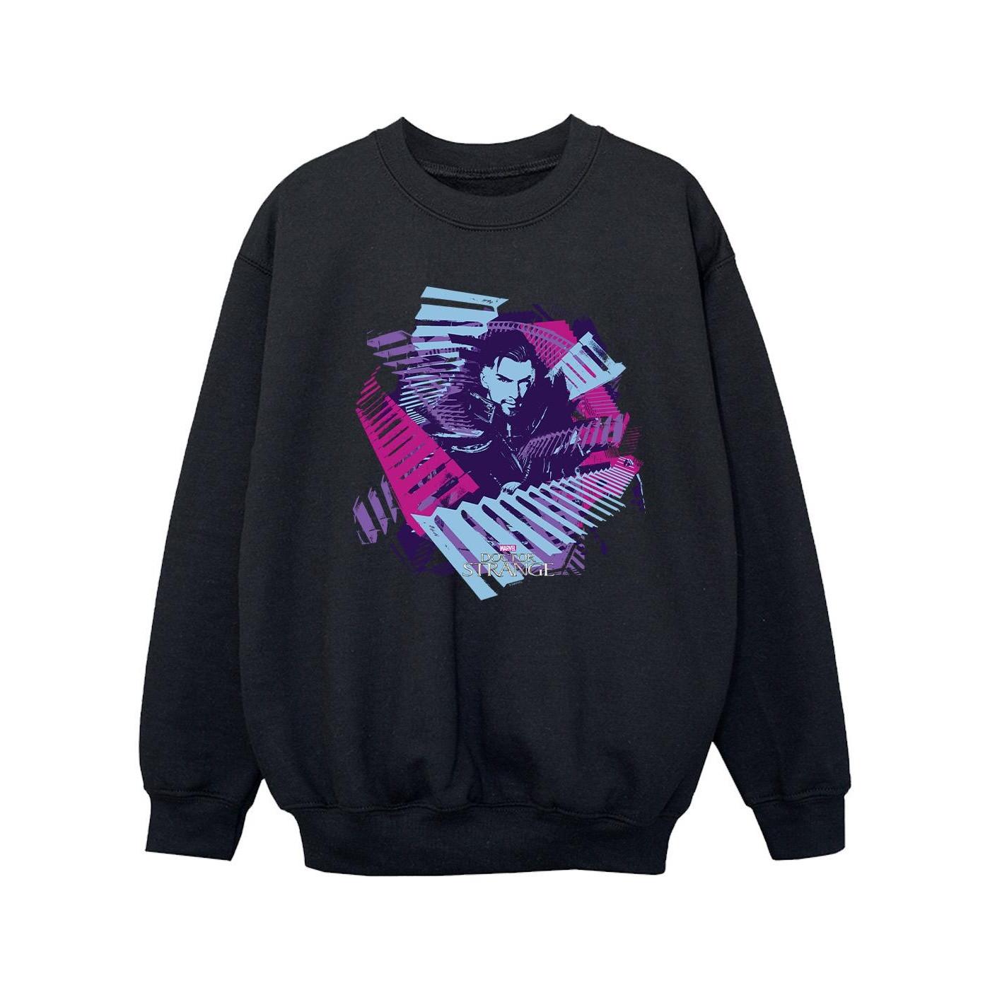 Image of Doctor Strange Stairs Sweatshirt Mädchen Schwarz 116