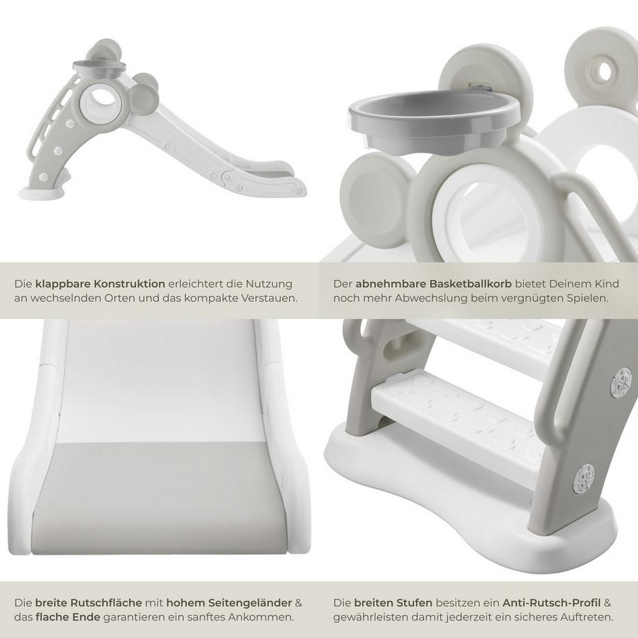 Tectake  Toboggan pour enfants JOY à partir de 2 ans 