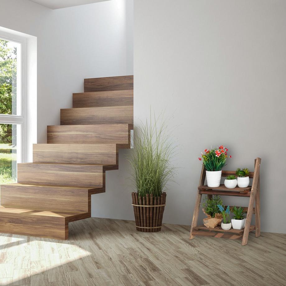 B2X Fiore Scale In Legno Marrone Scuro  