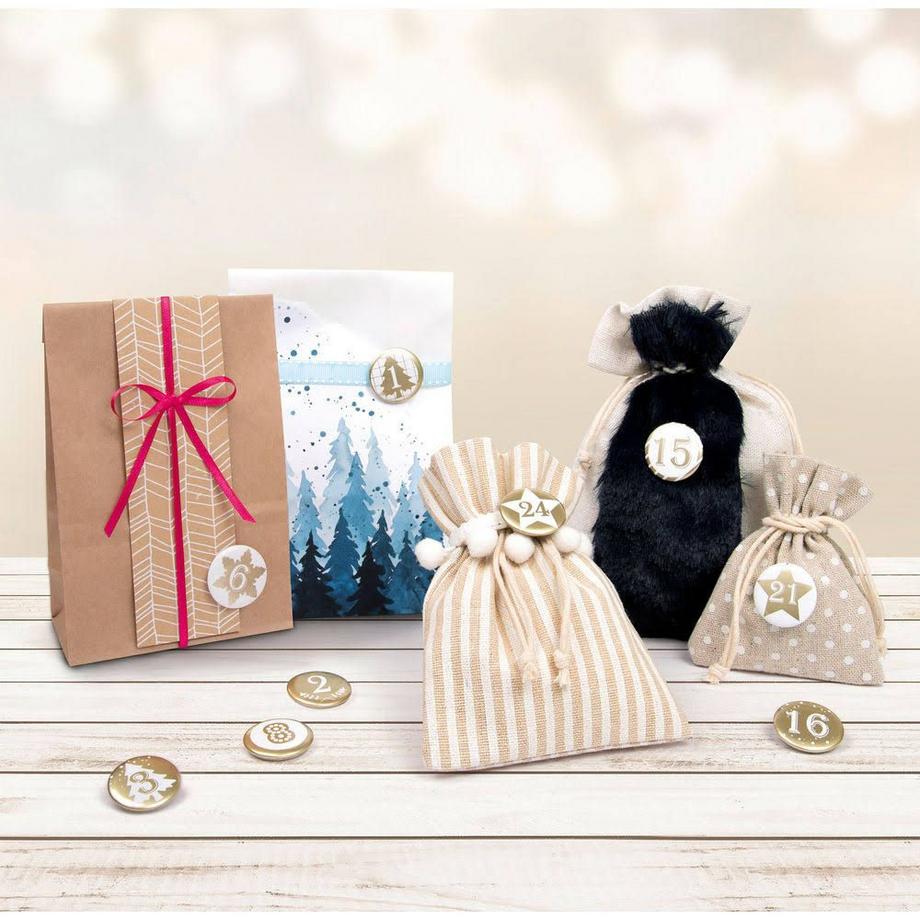 Folia Bottoni del calendario dell'Avvento  