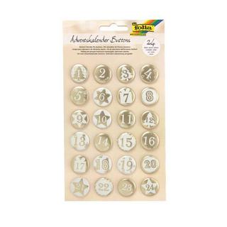 Folia Adventskalender Buttons  