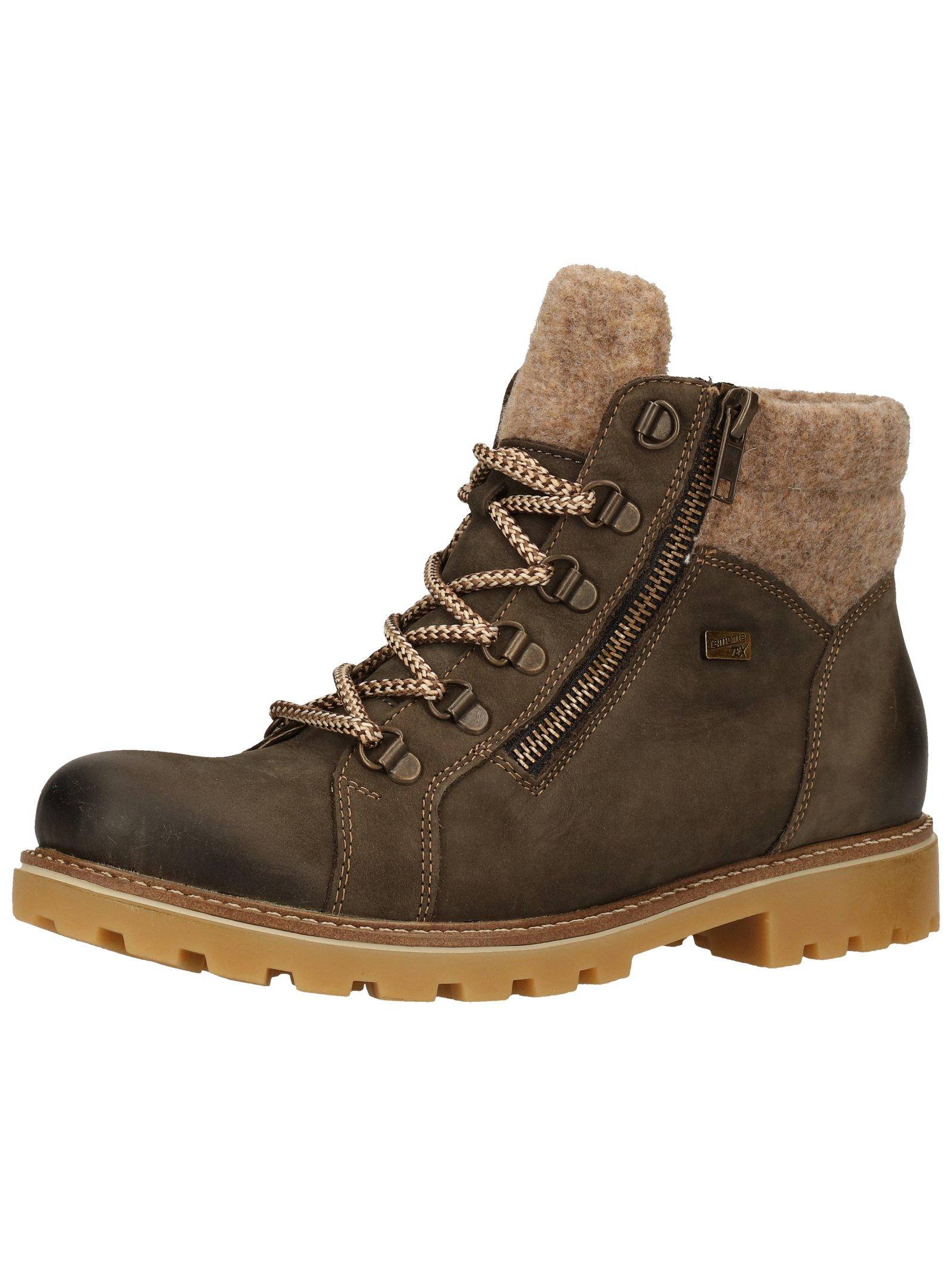 Image of Stiefelette Damen Braun Bedruckt 38