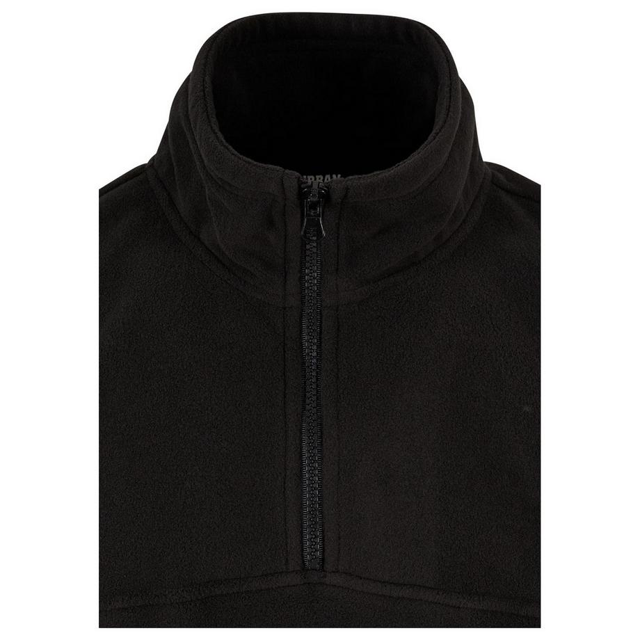 URBAN CLASSICS Basic Halbreißverschluss Sweatshirt  