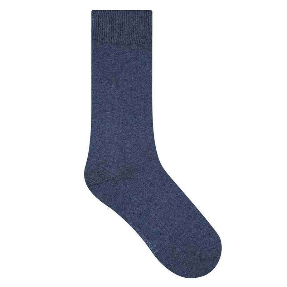 BLEU FORET Coton Cachemire Chaussettes  