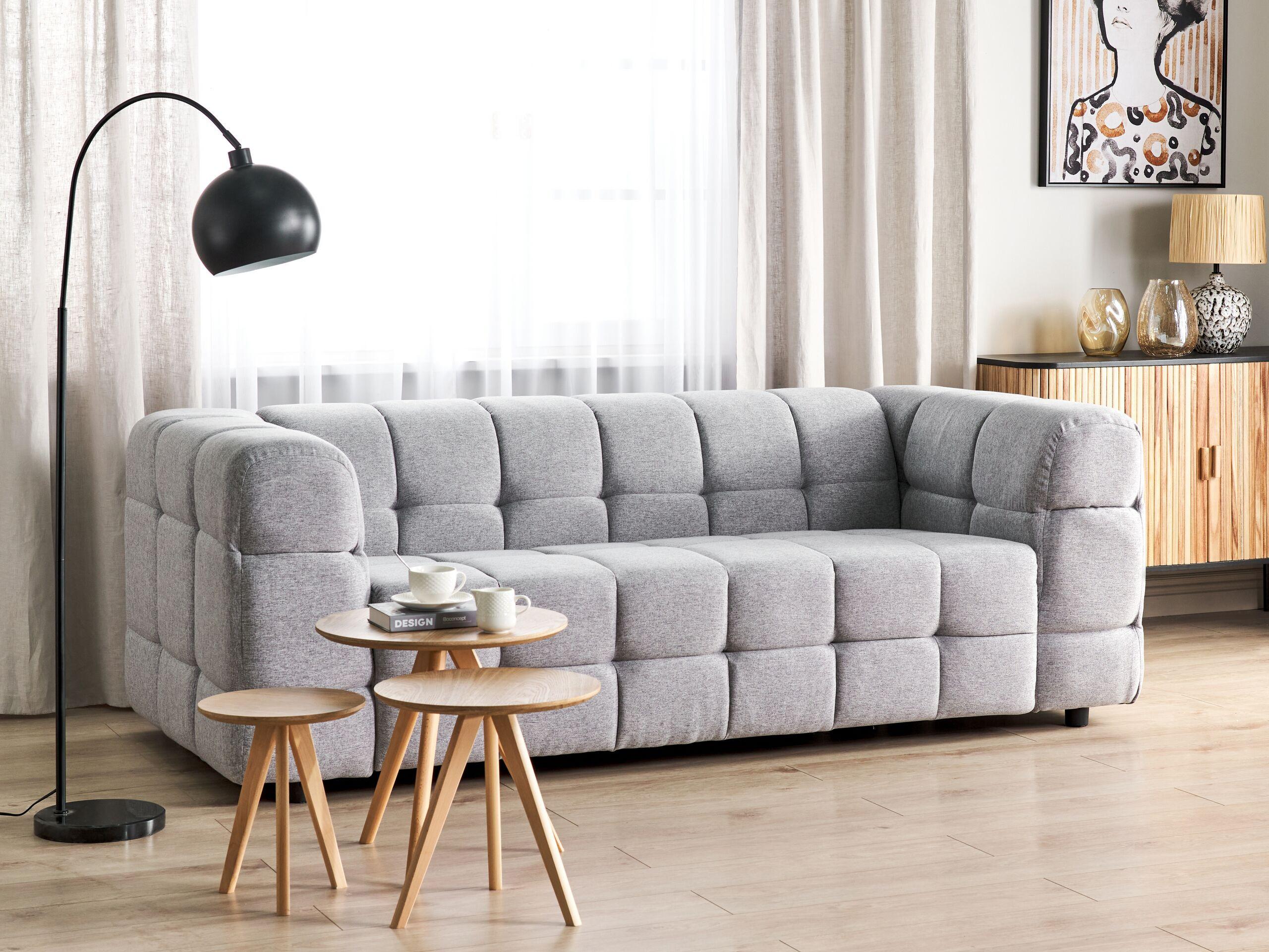 Beliani 3 Sitzer Sofa aus Polyester Modern MULLOLA  