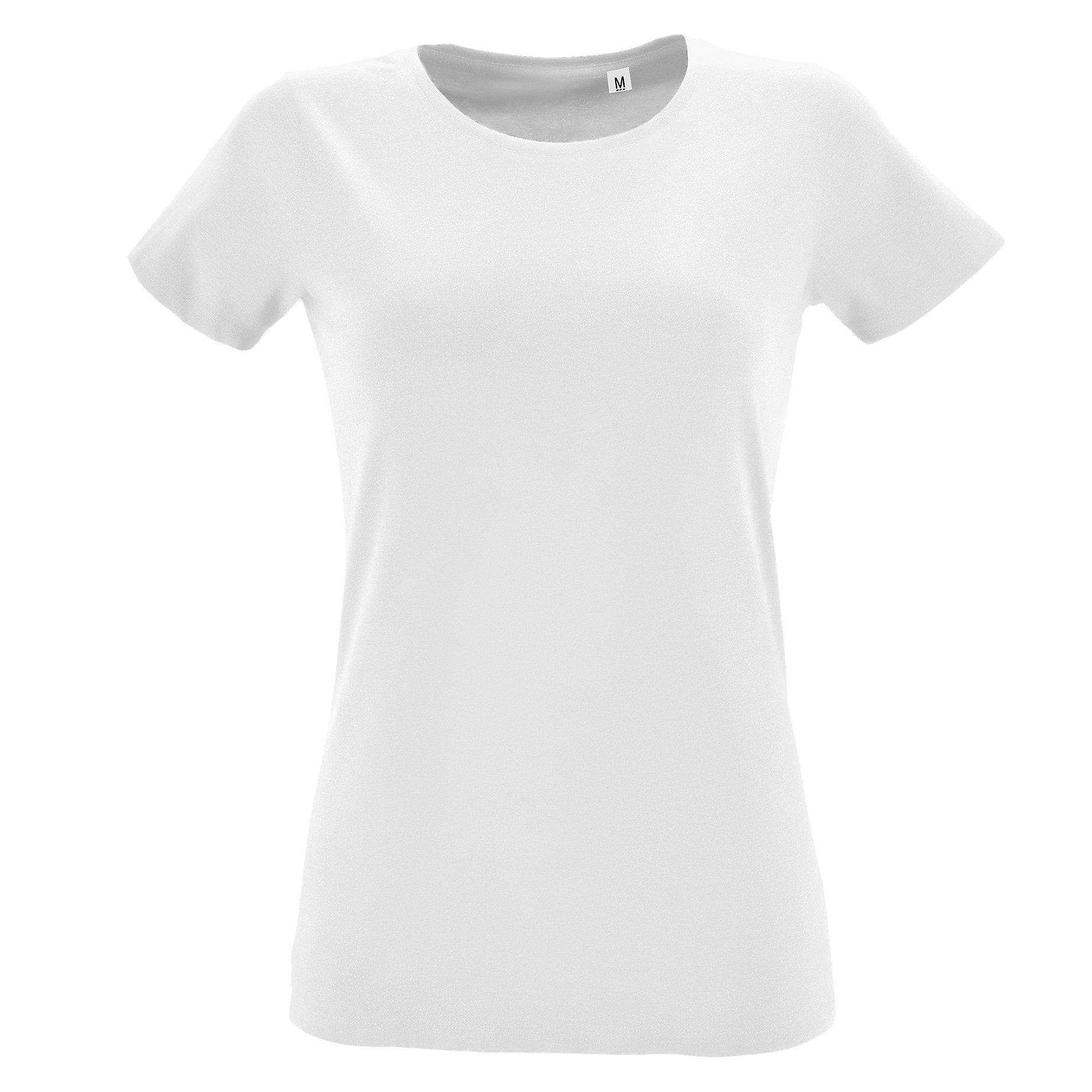 Image of Tshirt, Kurzärmlig Damen Weiss L