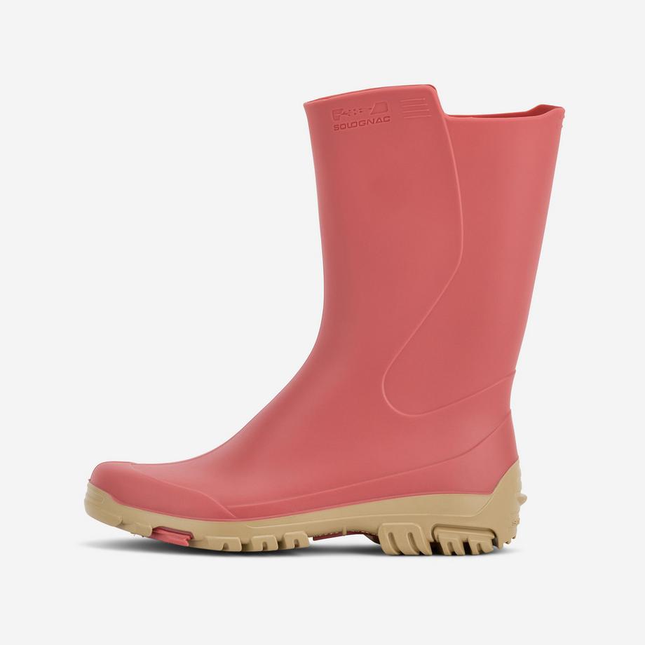 SOLOGNAC  Bottes de pluie femme étanche PVC 
