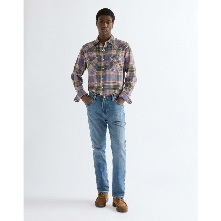 Wrangler Western Langarmhemd  
