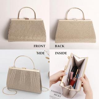 Only-bags.store Kleine Glitzer Clutch Abendtasche  