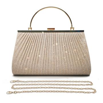 Handtasche kleine Kupplung Glitzertasche Abendtasche