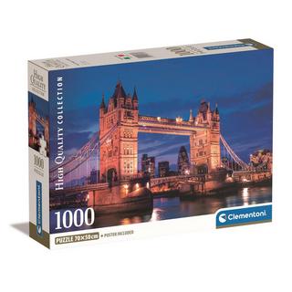 Clementoni  Puzzle Tower Bridge bei Nacht (1000Teile) 