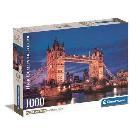 Clementoni  Puzzle Tower Bridge bei Nacht (1000Teile) 