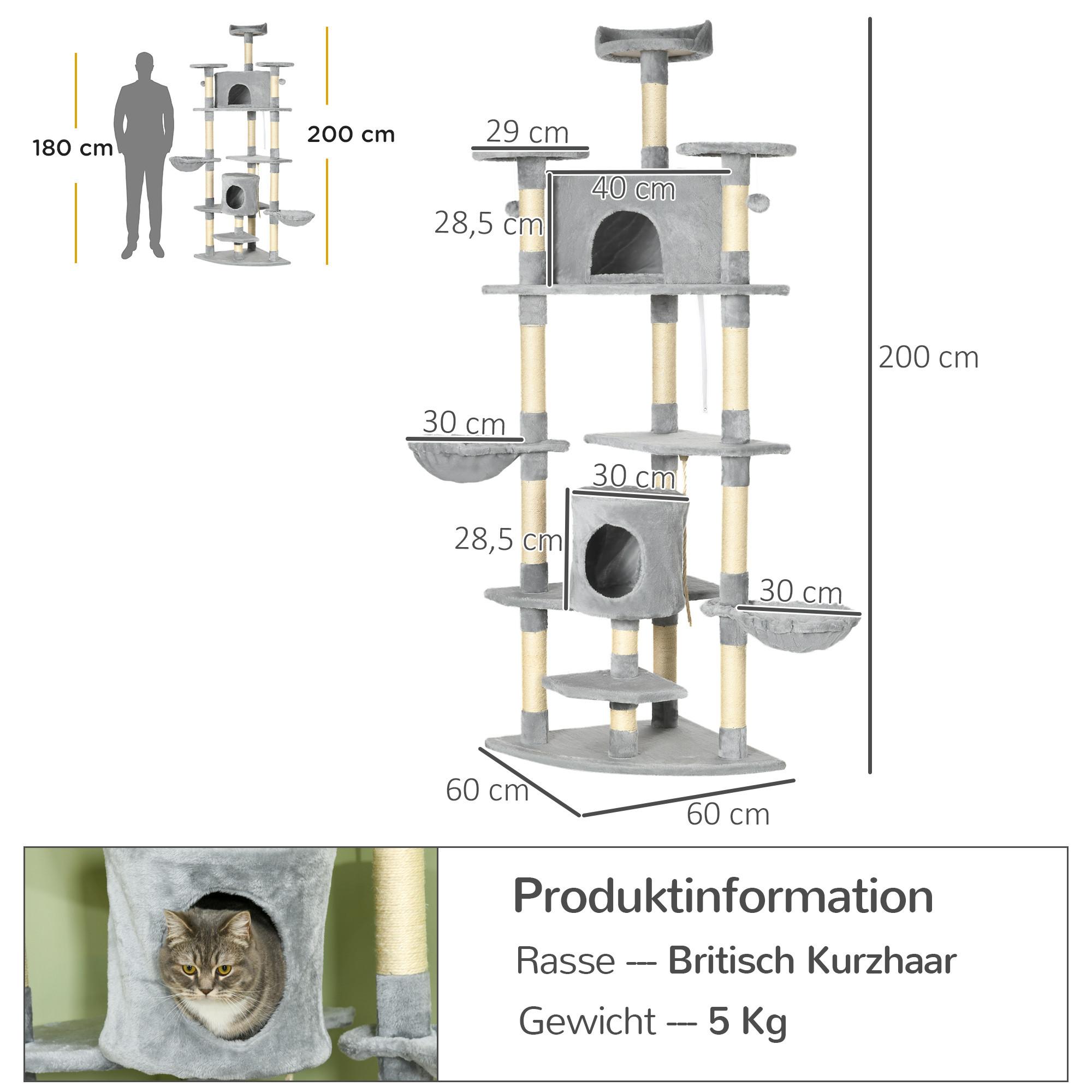 PawHut  Kratzbaum 