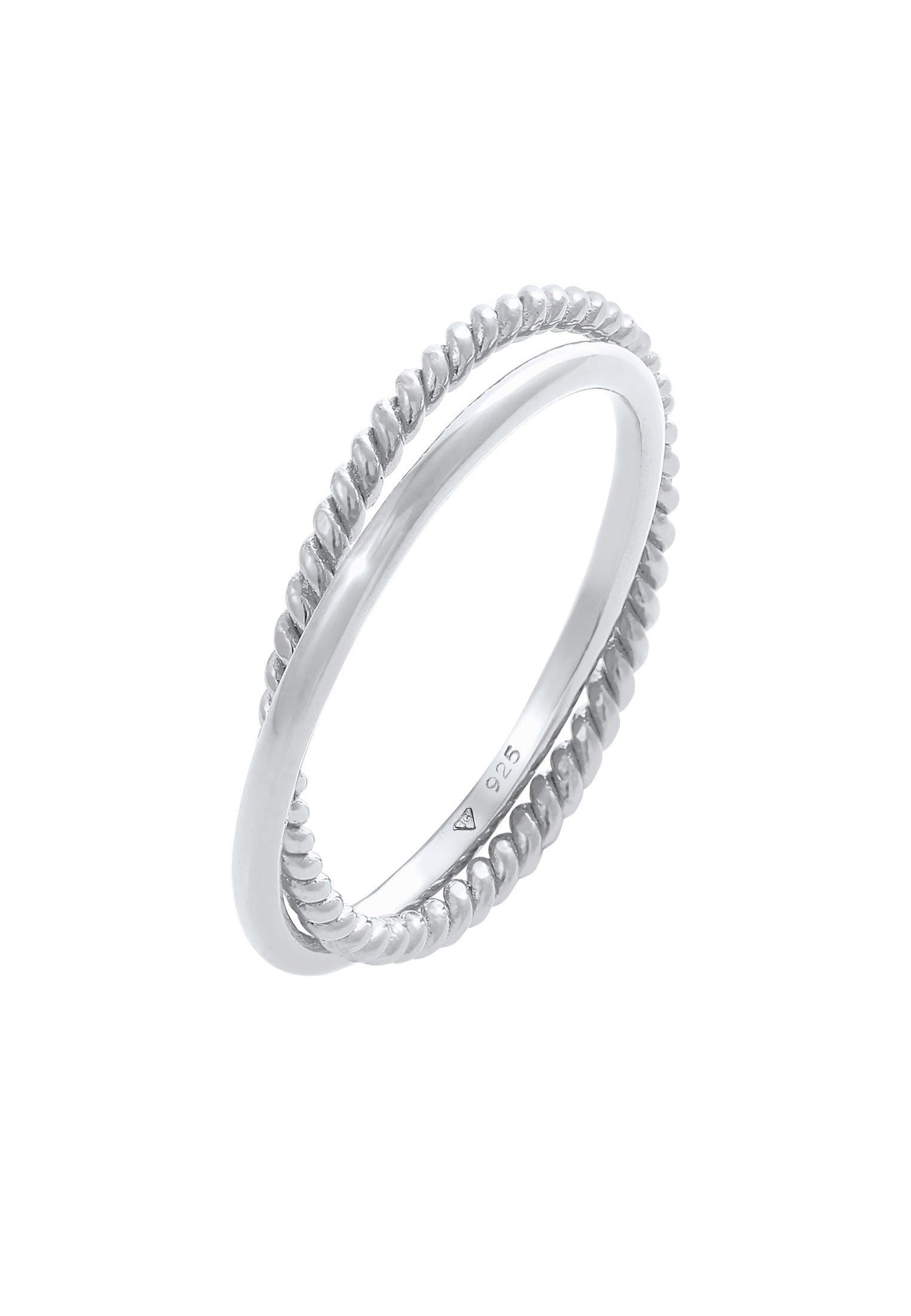 Image of Ring Wickelring Basic Damen Silber 54mm