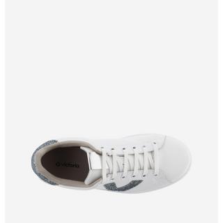 Victoria  sneakers aus leder und pailletten, damen 