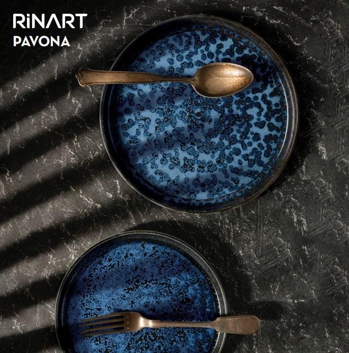 Rinart Assiette à dîner - Pavona -  Porcelaine - lot de 6  