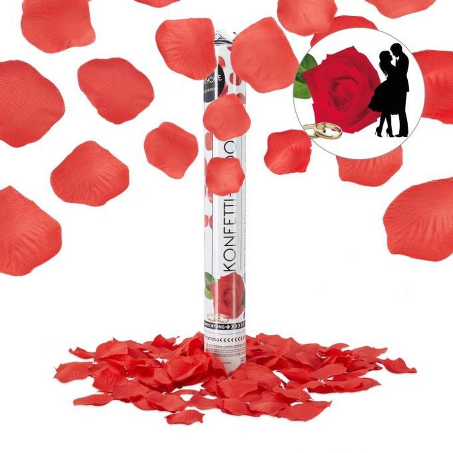 B2X  Konfettikanonee Rosenblätter 
