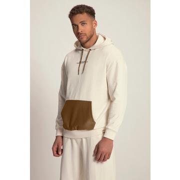 Sweat-shirt à capuche oversized, avec poche kangourou - jusqu'au 8 XL