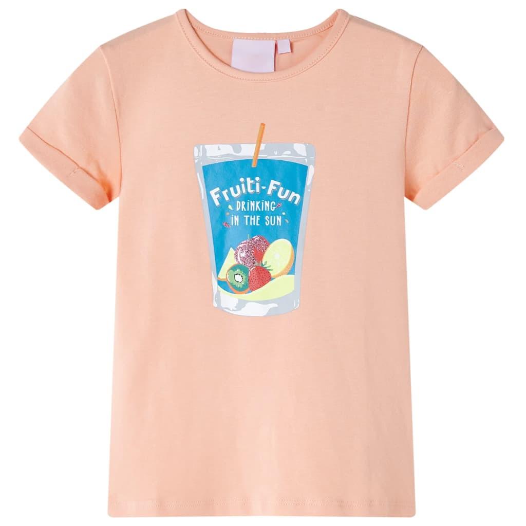 Image of Kinder T-shirt Baumwolle Mädchen Orange 92