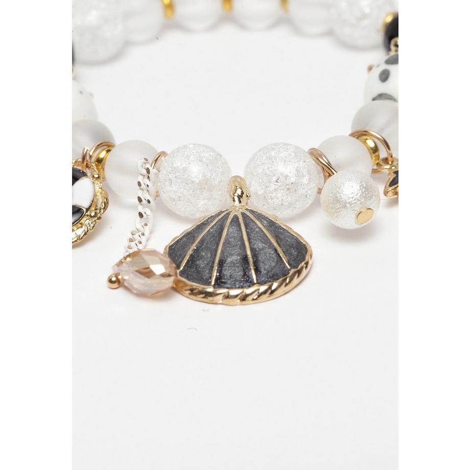 AVANT-GARDE PARIS  Bracelet de perles graines de coquillage Boho 