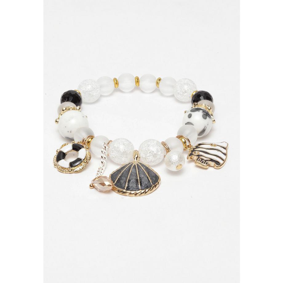 Bracelet de perles graines de coquillage Boho