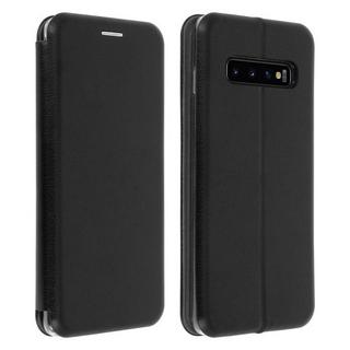 Avizar  Flip Book Cover Galaxy S10 Schwarz 