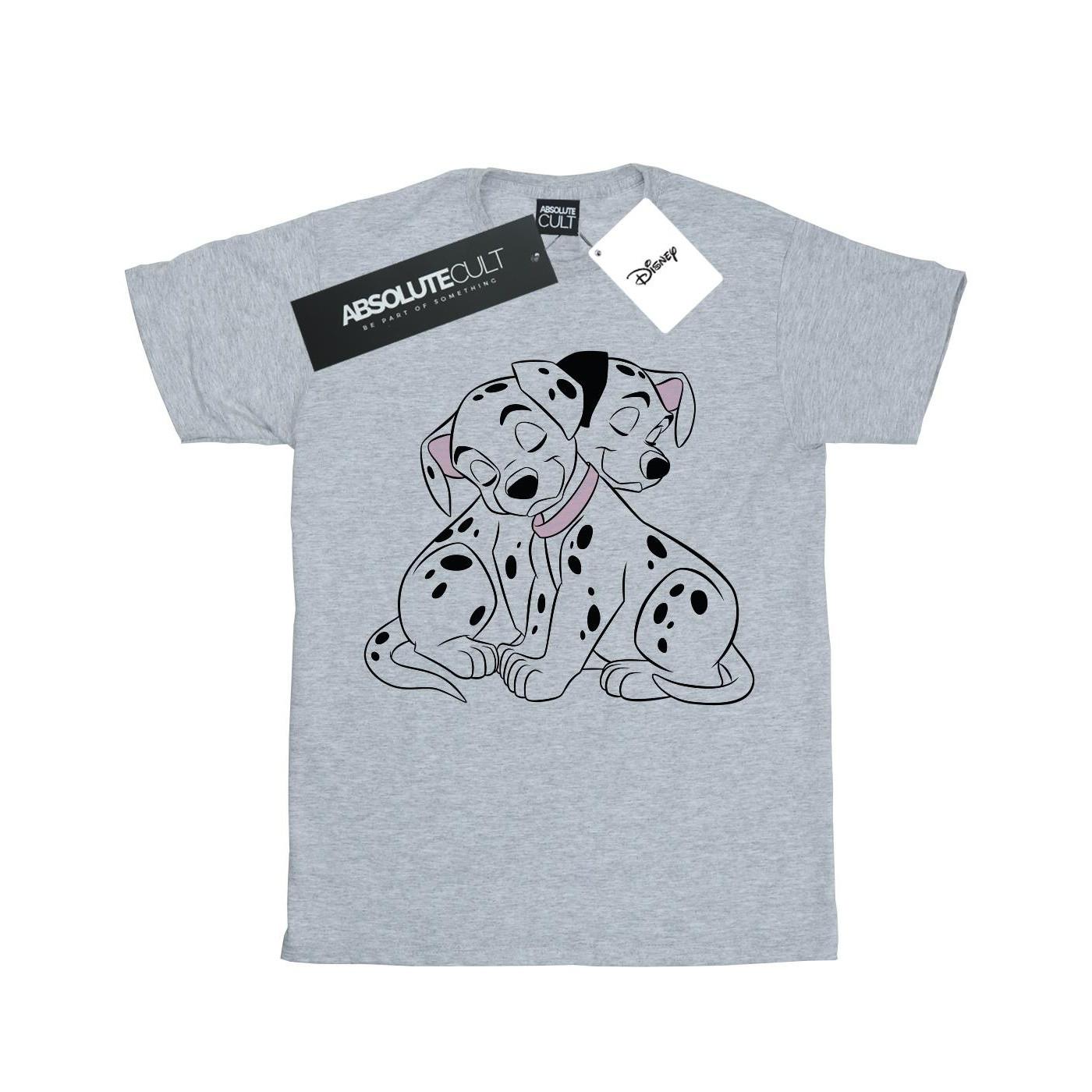Image of 101 Dalmatians Puppy Love Tshirt Mädchen Grau 116