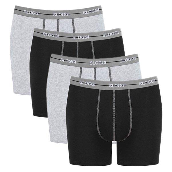 Image of 4er Pack Start - Short Pant Herren Grau M