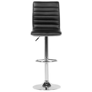 Beliani Lot de 2 chaises de bar en Cuir PU Moderne LUCERNE  