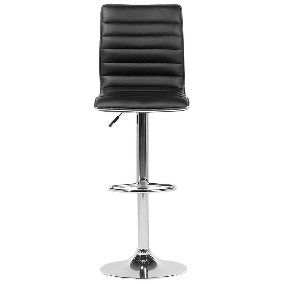 Beliani Lot de 2 chaises de bar en Cuir PU Moderne LUCERNE  