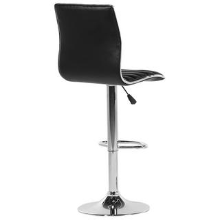Beliani Lot de 2 chaises de bar en Cuir PU Moderne LUCERNE  