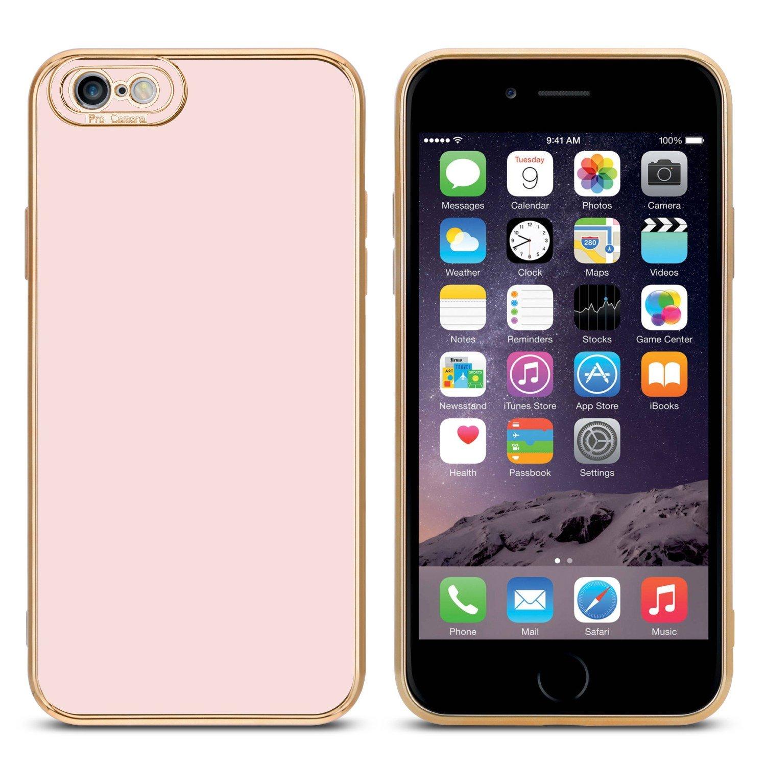 Cadorabo  Housse compatible avec Apple iPhone 6 / 6S - Coque de protection en silicone TPU flexible et avec protection pour appareil photo 