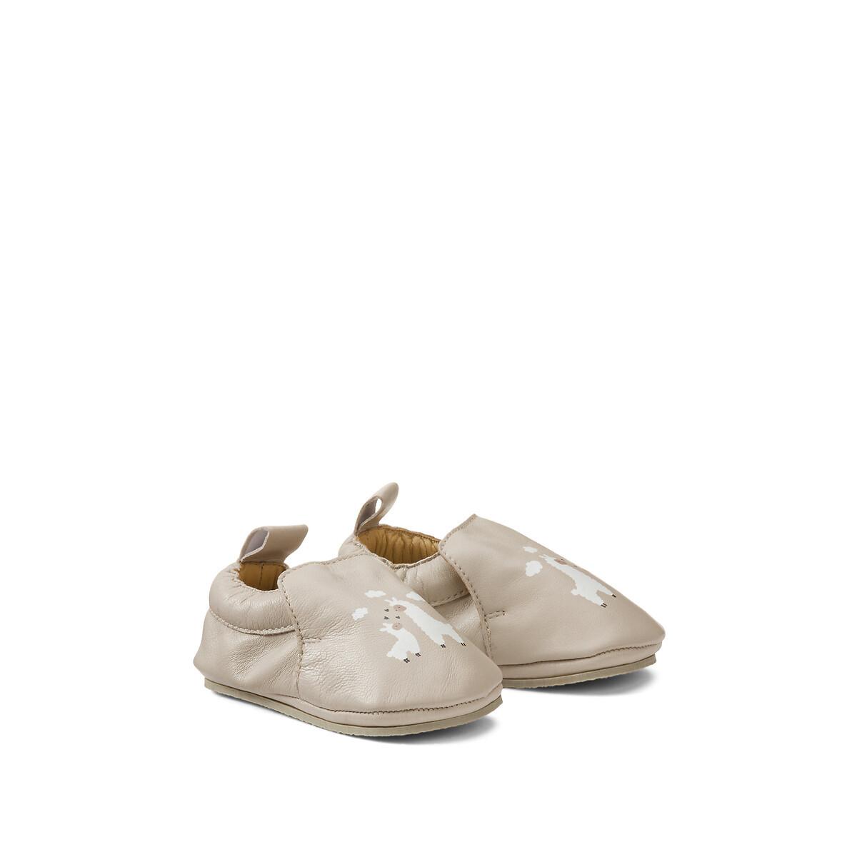 Image of Hausschuhe Aus Leder Unisex Beige 19.5