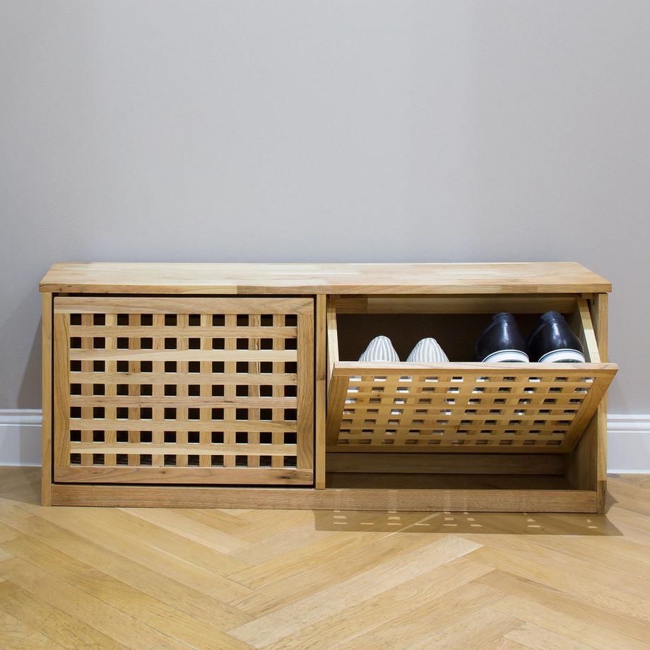 B2X  Schuhschrank Nussbaum 