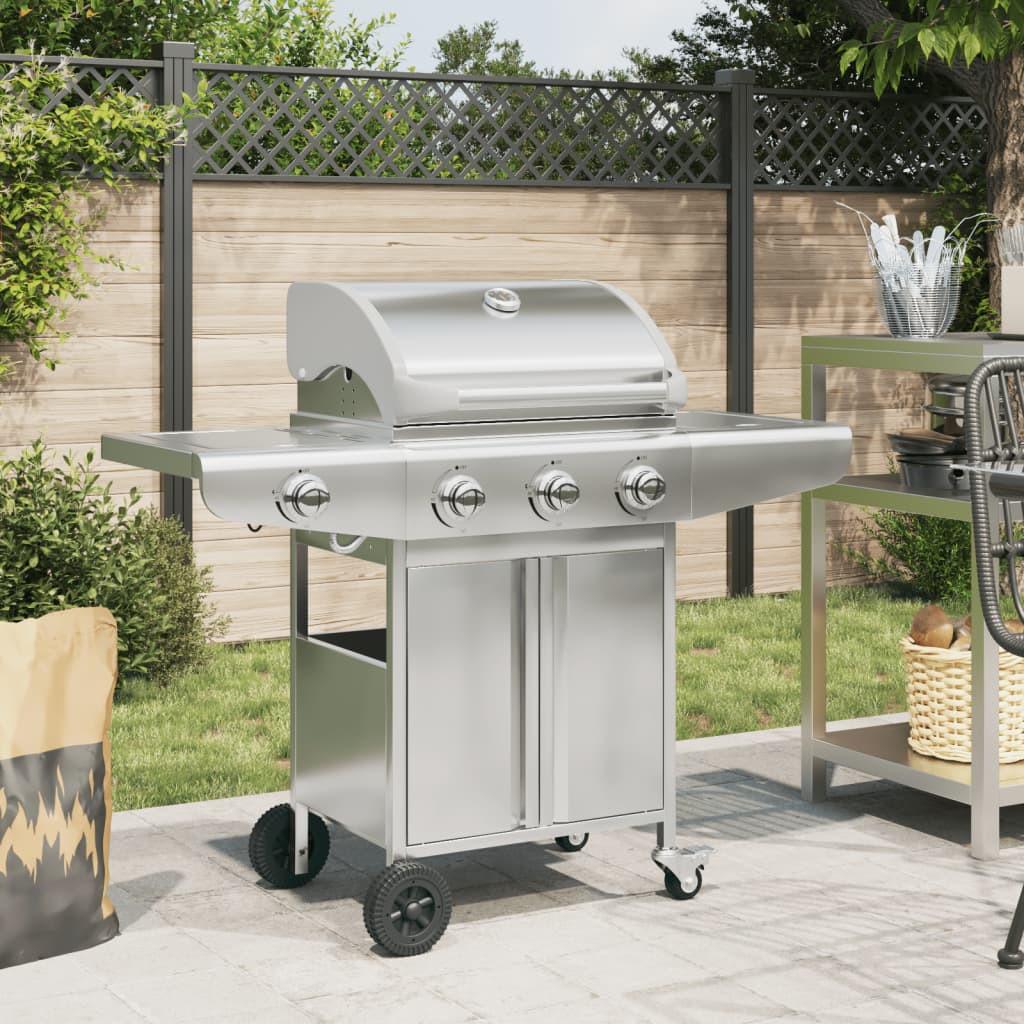 VidaXL Gasgrill stahl  