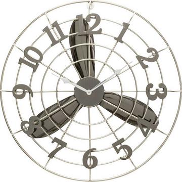 Horloge murale Fan Blade ronde 61