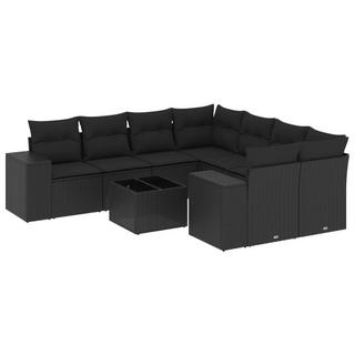 VidaXL set divano da giardino Polirattan  