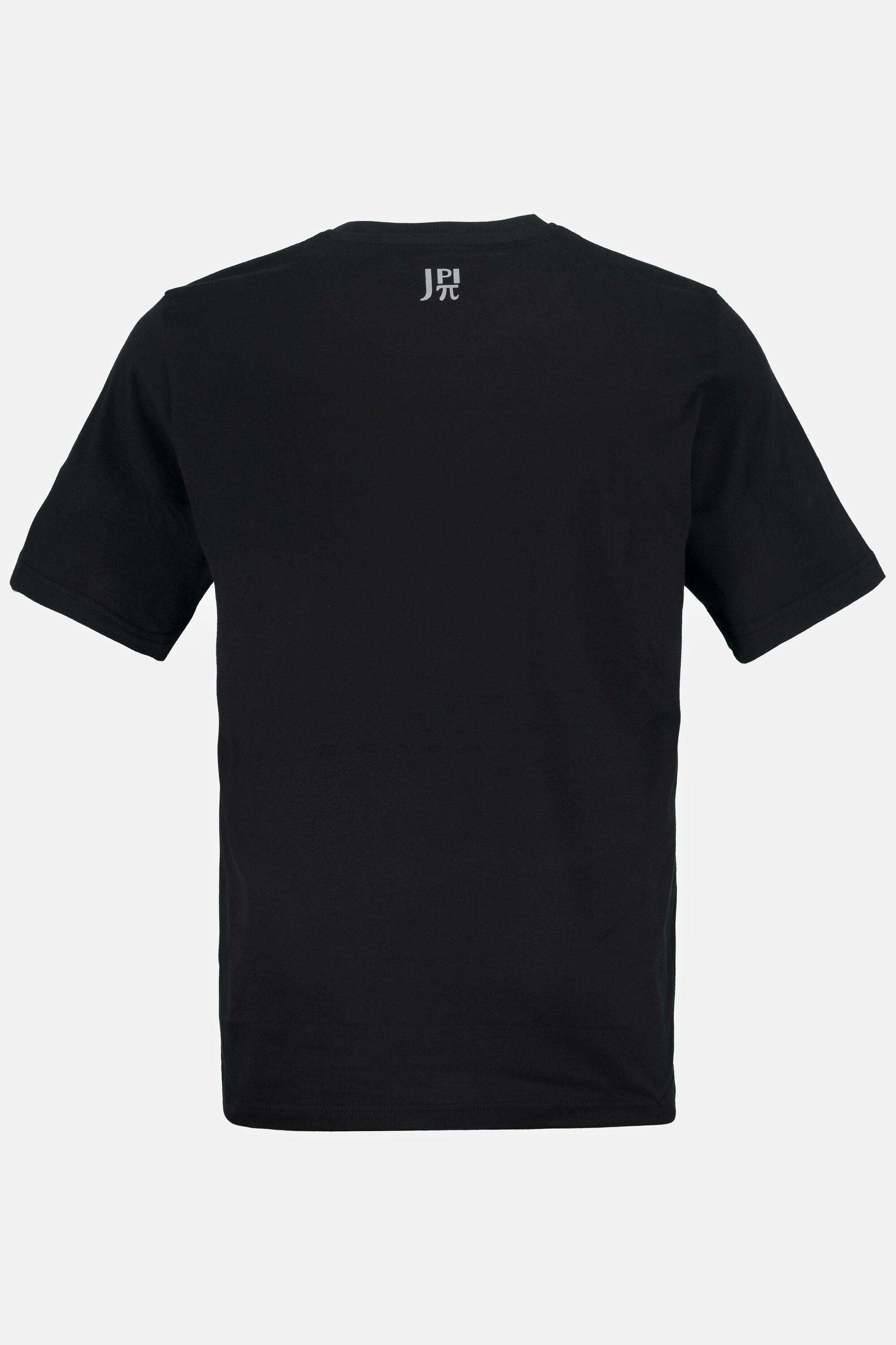 JP1880  T-Shirt, Cyclist, Reflektor Print, Rundhals, Halbarm 