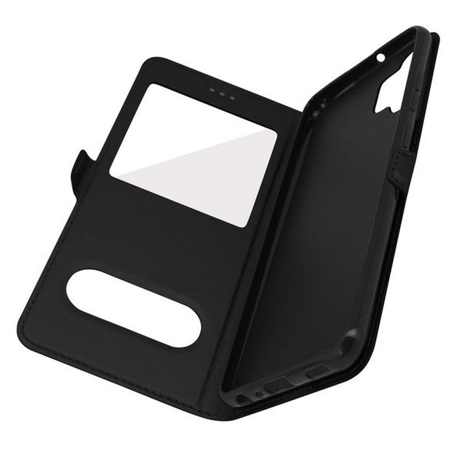 Avizar  Étui Fenêtre Samsung Galaxy A32 4G Noir 