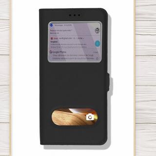 Avizar  Doppelfenster Cover Samsung A32 Schwarz 