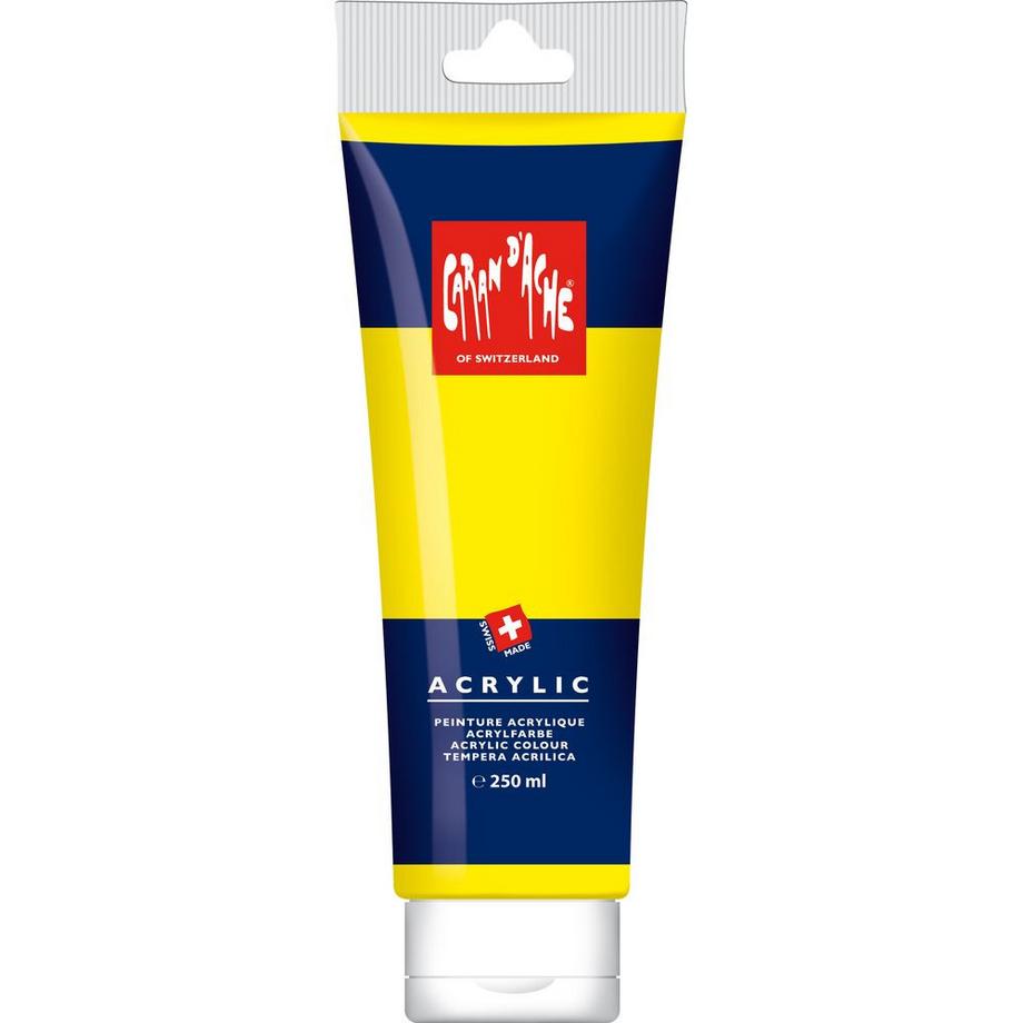 Caran d'Ache Caran d-Ache Acrylic pittura 250 ml Giallo Tubo  