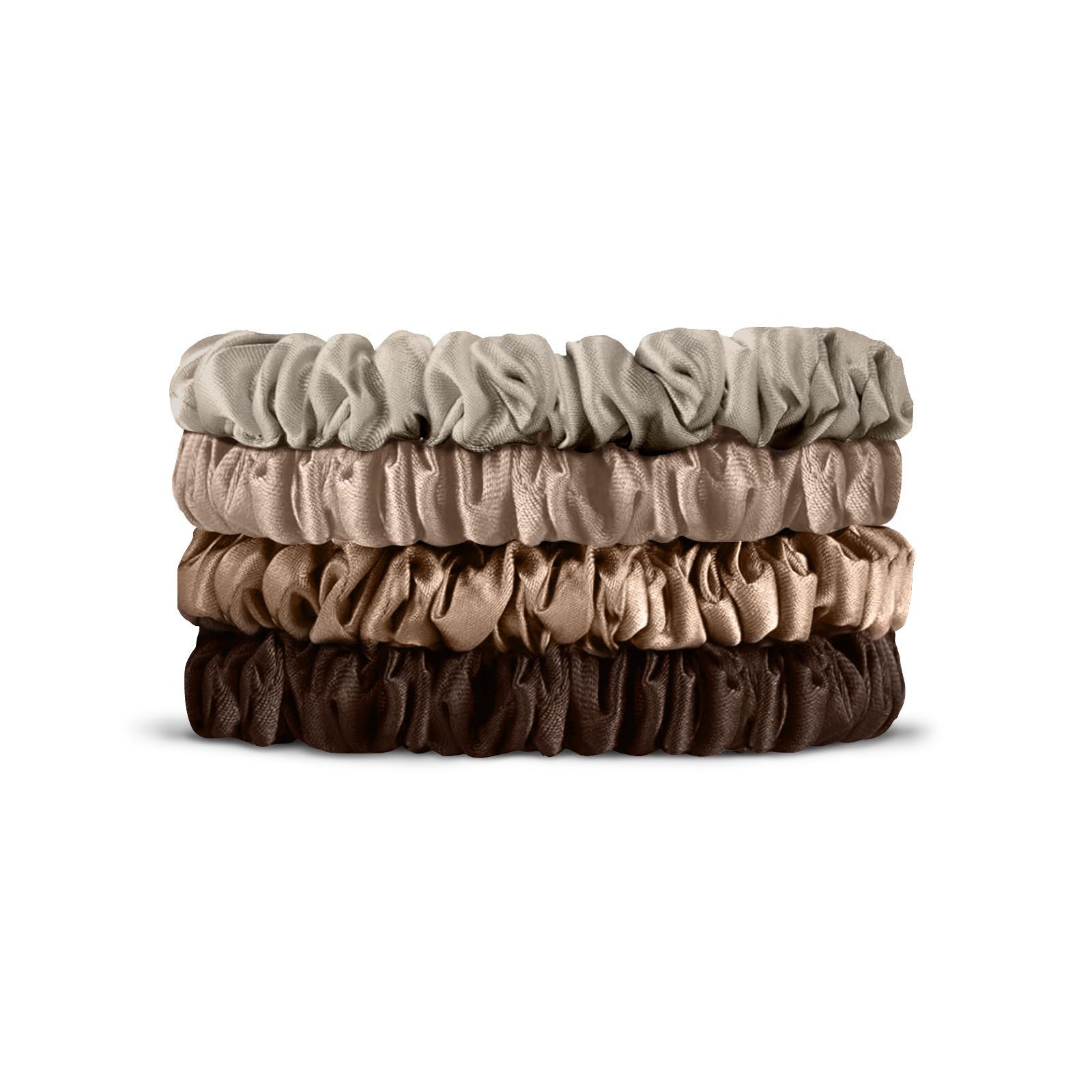 VBEAUTY  VBEAUTY Set di scrunchie sottili in seta 