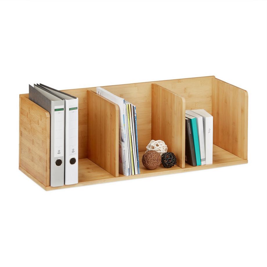 Northix Eckregal, freistehendes Bücherregal im rustikalen Landhausstil  