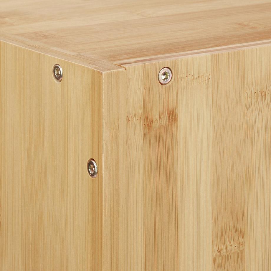 Northix Eckregal, freistehendes Bücherregal im rustikalen Landhausstil  