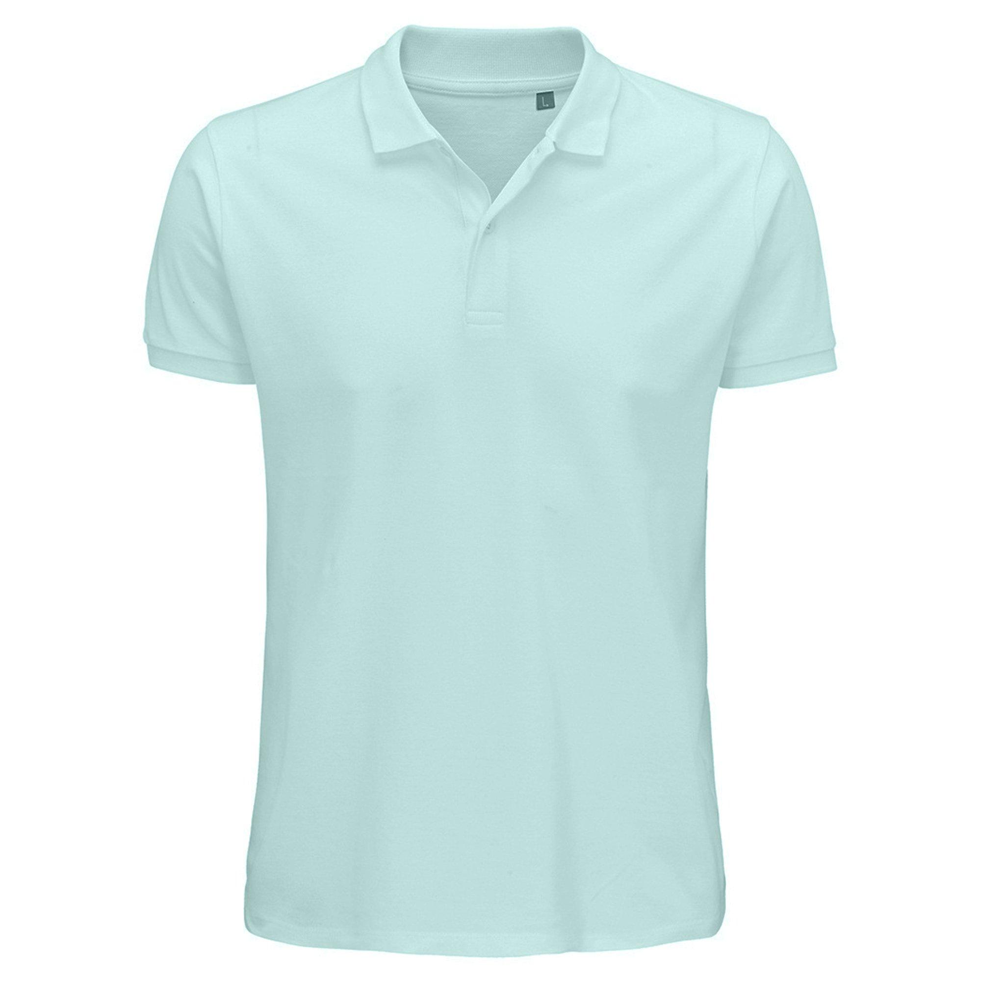 Image of Planet Pique Poloshirt, Aus Biologischem Anbau Herren Hellblau S