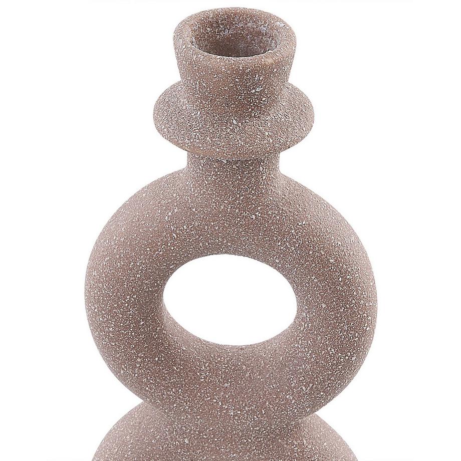 Beliani  Kerzenständer aus Porzellan Skandinavisch NAOUSA 