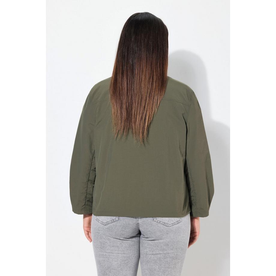 Ulla Popken Giacca Blouson Grandi Tasche Coulisse Orlo  