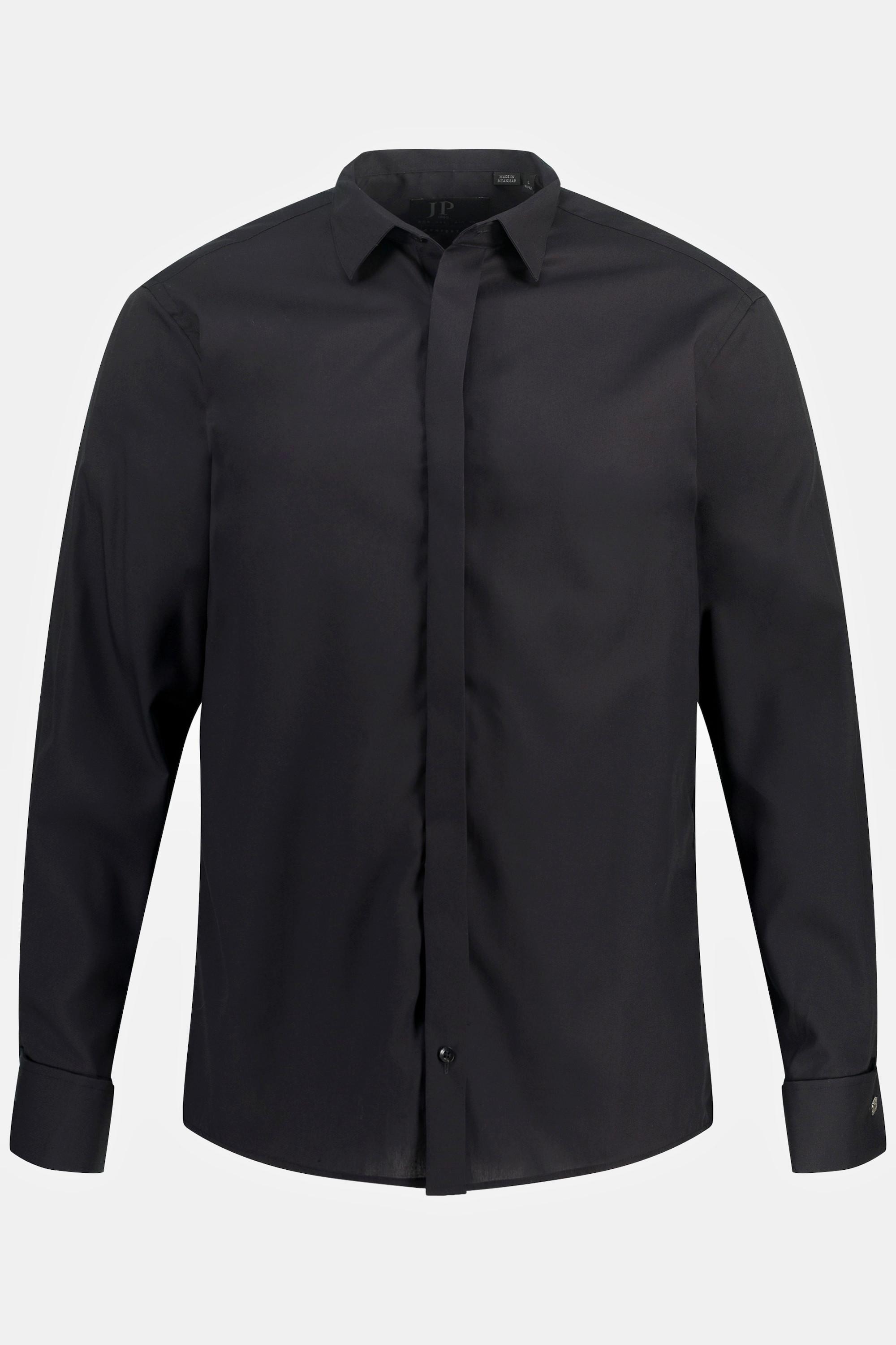 JP1880  Chemise de smoking#, style business, boutons de manchette raffinés inclus, jusqu'au 8 XL 