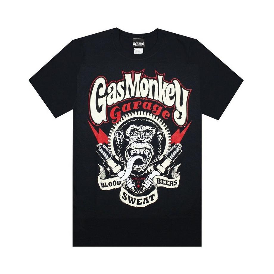 Gas Monkey Garage Blood Sweat and Beers T-Shirt  